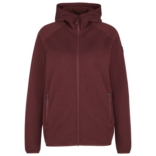 Stoic - Women's MerinoFleece335 MMXX. Lulea Zip Hoody - Fleecejacke Gr L rot