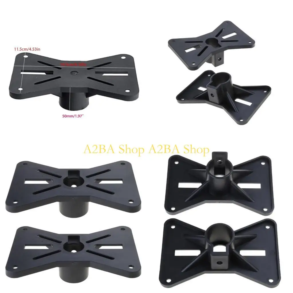 A2BA 2 PCS Universel Floor Enceinte haut-parleur Bas pour le support Sound Sound Stand