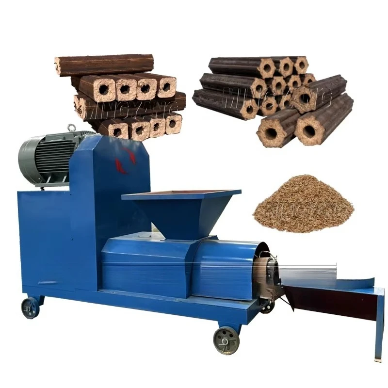 300Kgh briquette machine Biomass plant Small sawdust piston briquette press Image
