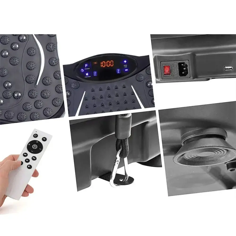 4D Vibration Fat Shaking Machine Music Mini Vibration Platform Plate Cardio Training Foot Shake Body Shaping Machine
