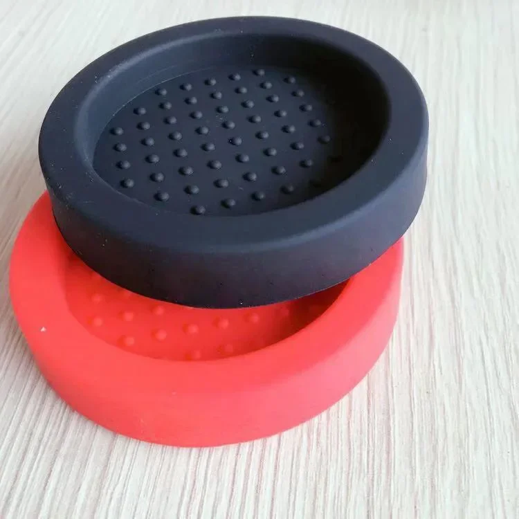 Hochwertige Espresso-Kaffee-Manipulation matte mit 6cm Durchmesser Silikon-Eck matte (keine Kaffee-Manipulation) Image