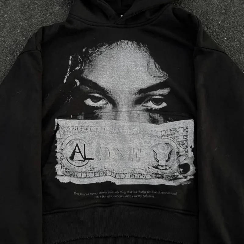 Woman Sweatshirts Streetwear Y2K Hoodie Aesthetics Graphic Print Clothes Oversized Pullover Hoodie Sweatshirt Fall Clothes