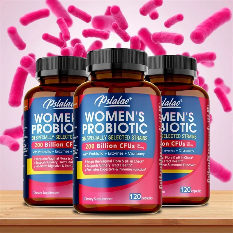 Probiotics for Women - with Prebiotics, Enzymes & Cranberry, Vaginal Health, Urinary Tract Support, Improved Digestion
