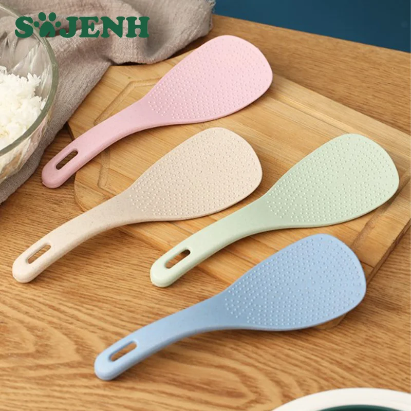 Multipurpose Heat Resistant Rice Spoon Kitchen Rice Paddle Plastic Rice Shovel Grade Non-stick Rice Cooker Kitchen Gadget