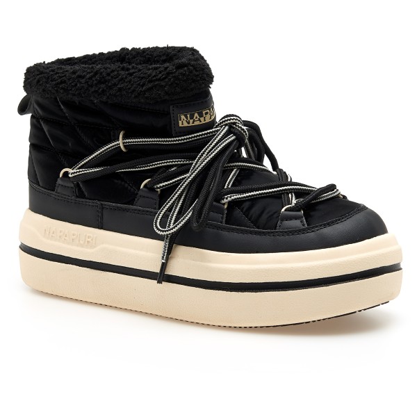 Napapijri - Women's Mid Boot Glacier - Winterschuhe US 9,5 | EU 41 schwarz/beige