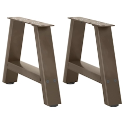 vidaXL Couchtischbeine A-Form 2 Stk. 30x(30-31) cm Stahl Image