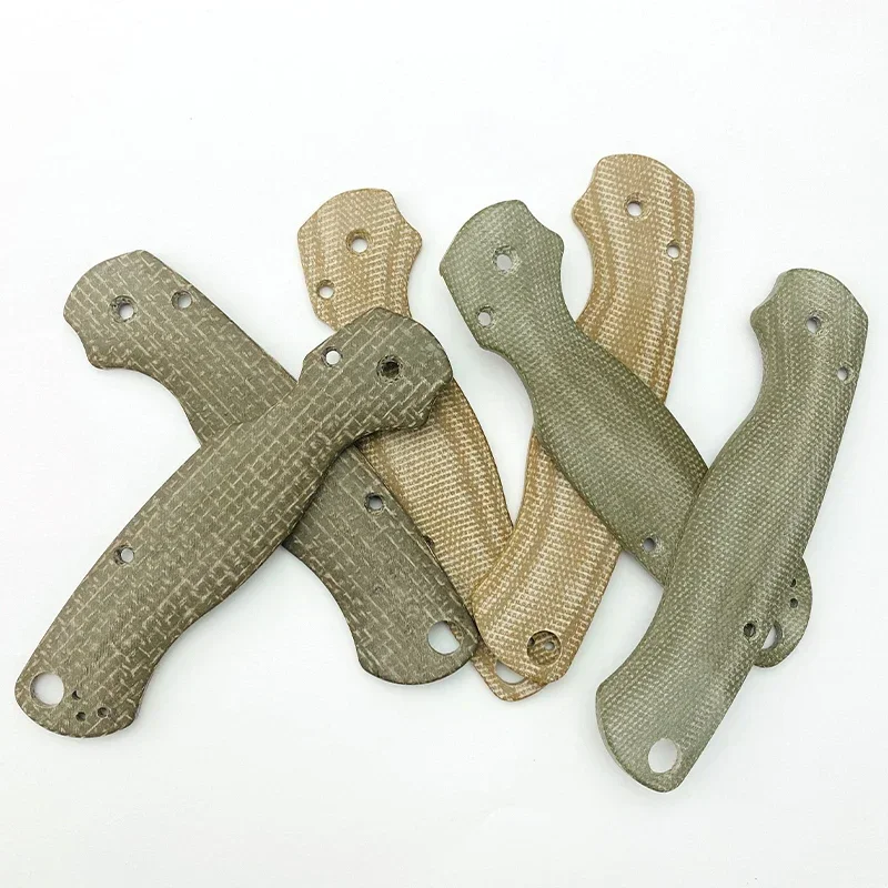 1 Paar Micarta-Material Couteau Pliant Foy Scales Grip Patch Pour C81 DIY Executive Accessrespiration Parts Image