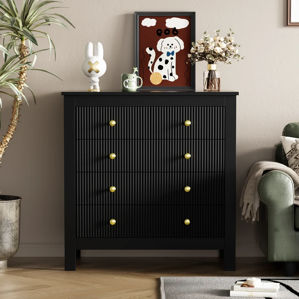 Modernes Sideboard, Kommode mit speziellen Türen, goldenen Griffen, Sideboard/Schuhschrank/Schminktisch, für Wohnzimmer, Schlafzimmer