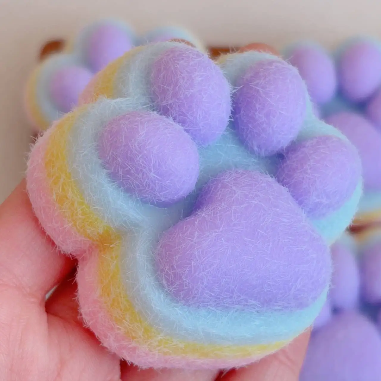 Morbido Zampa di Gatto Taba Squishy Agitarsi Giocattolo Carino Zampe di Gatto Spremere Giocattoli Rimbalzo Lento Giocattolo di Decompressione Anti Stress Bambini Adulti Giocattoli