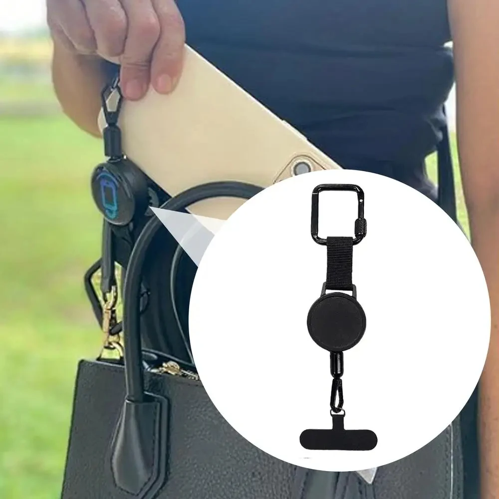 Retractable Anti-Theft Phone Holder Cellphone Lanyard Strap Smartphone Safety Tether DYM Belt Clip Cellphone Lanyard for Travel