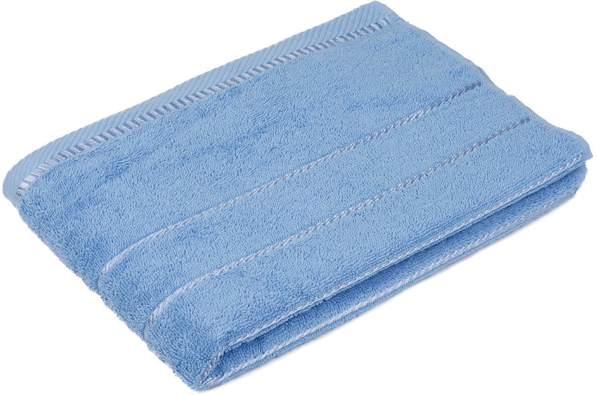 Duschtuch GÖZZE "Berlin", blau, B:70cm L:140cm, Frottier, Obermaterial: 100% Baumwolle, Handtücher