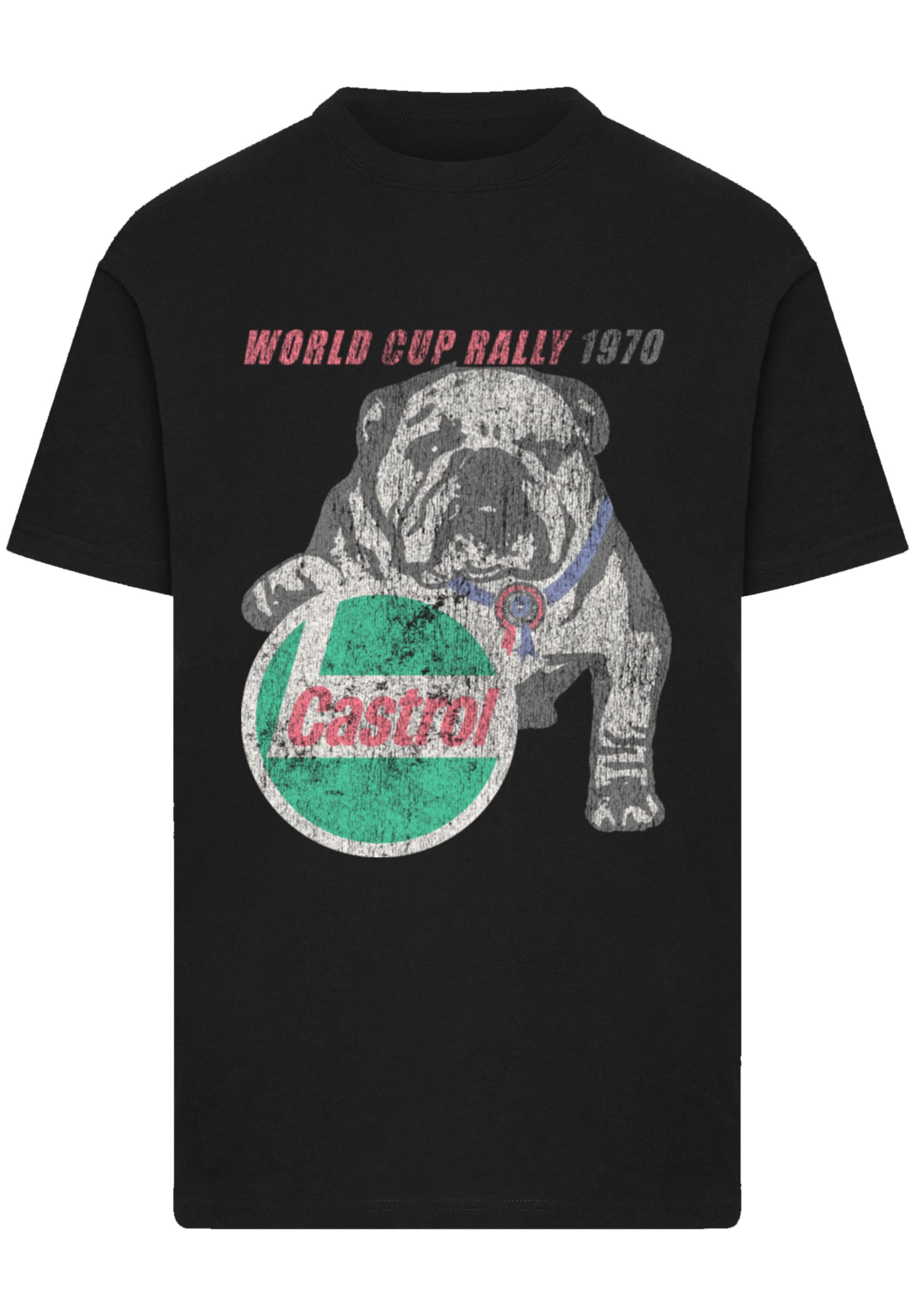 T-Shirt F4NT4STIC "Castrol 1970", Herren, Gr. 5XL, schwarz, Obermaterial: 100% Baumwolle, regular fit, Rundhals, ohne Bündchen, Shirts, Official Merch Image