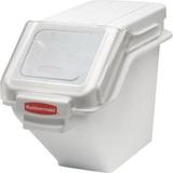 Rubbermaid Safety Storage Cabinets RCP 9G57 WHI White 100 Cup Safety Storage Bin with 2 Cup Scoop screenshot. Kitchen Tools directory of Home & Garden.