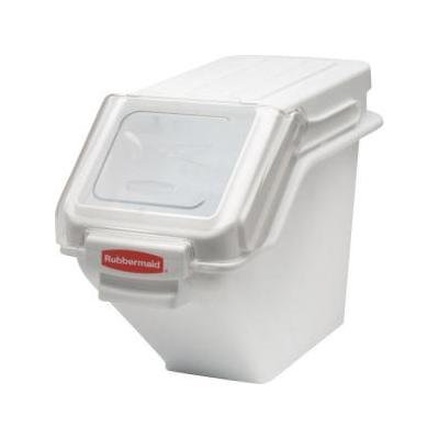 Rubbermaid Safety Storage Cabinets RCP 9G57 WHI White 100 Cup Safety Storage Bin with 2 Cup Scoop