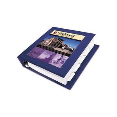 Avery Dennison Framed View Binder With One Touch Locking EZD Rings, 3 Capacity, Navy Blue