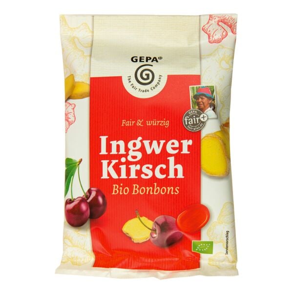 Gepa Bio Fruchtbonbons »Kirsche-Ingwer« 100 g Image