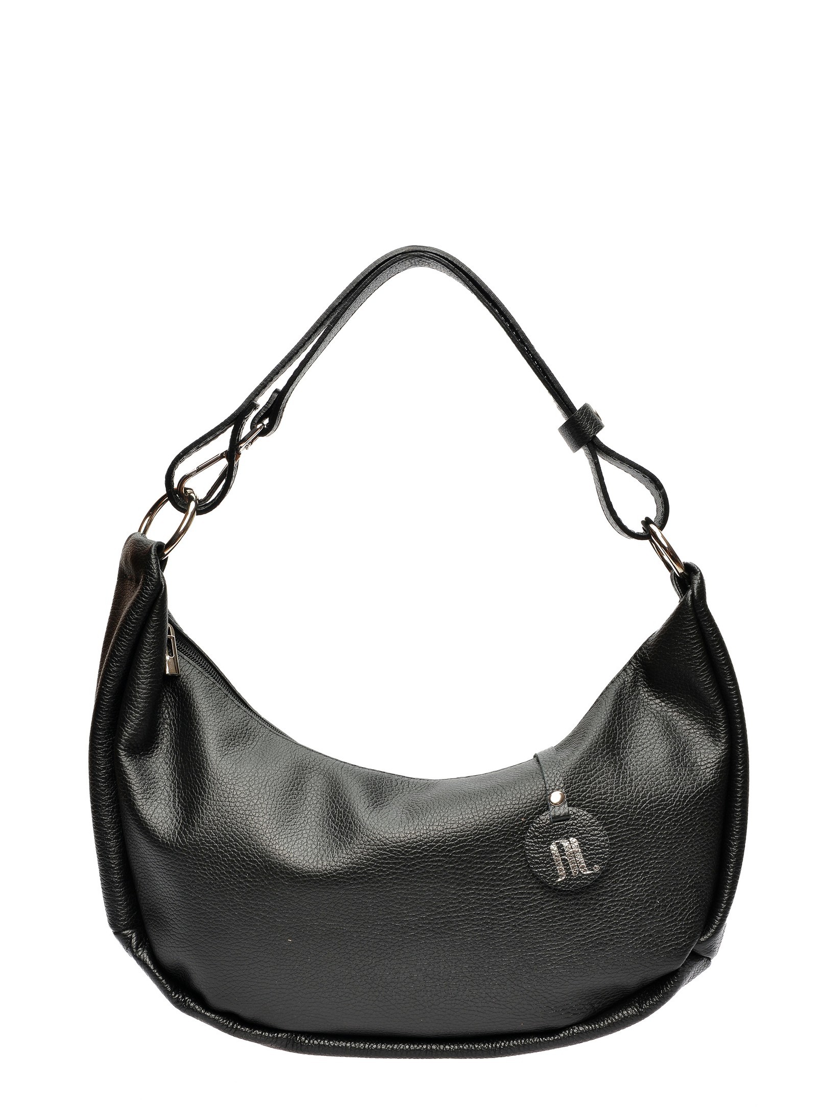 Anna Luchini Schwarze Ledertasche Image