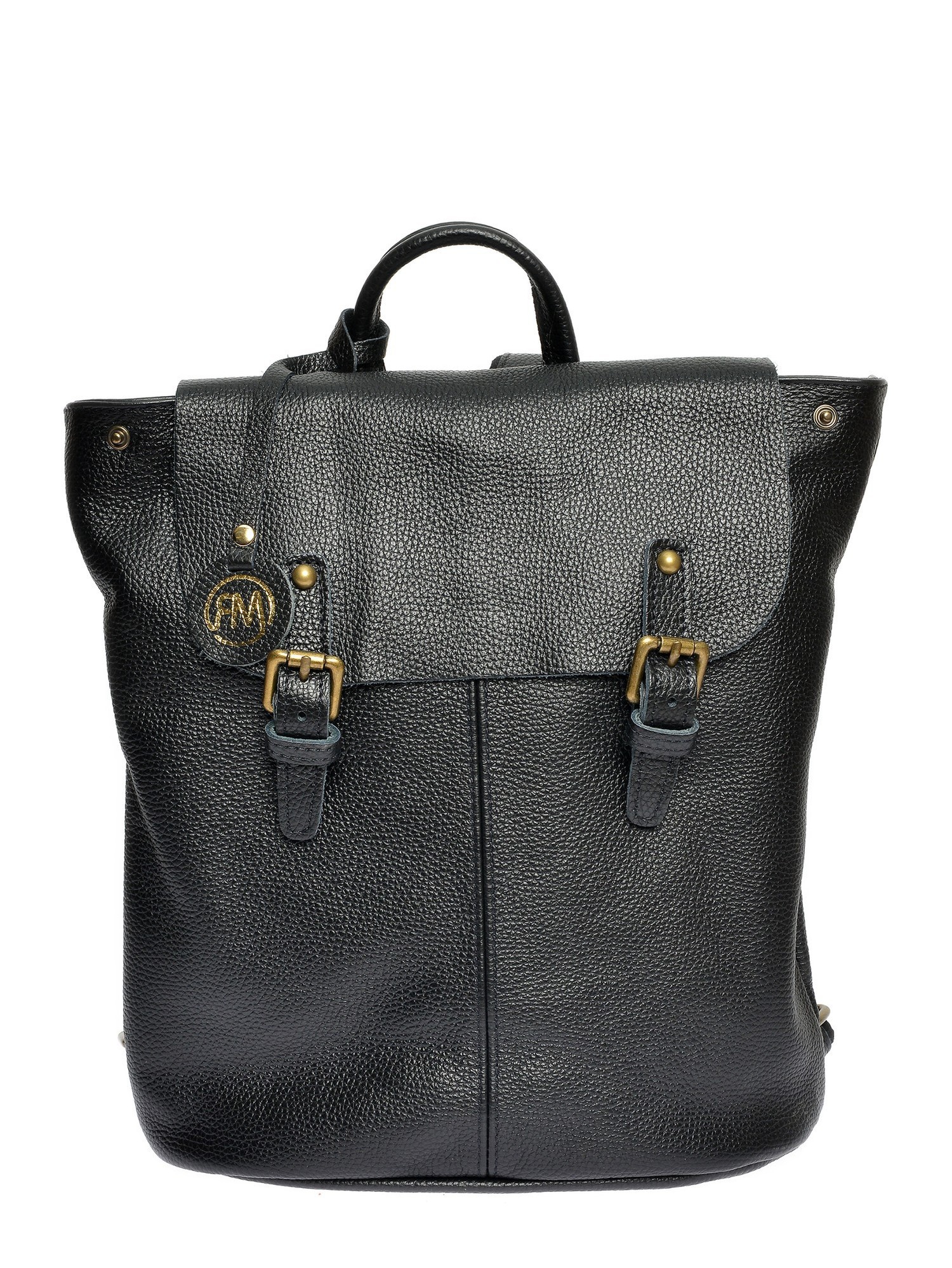 Roberta M Schwarz Rindsledertasche Image