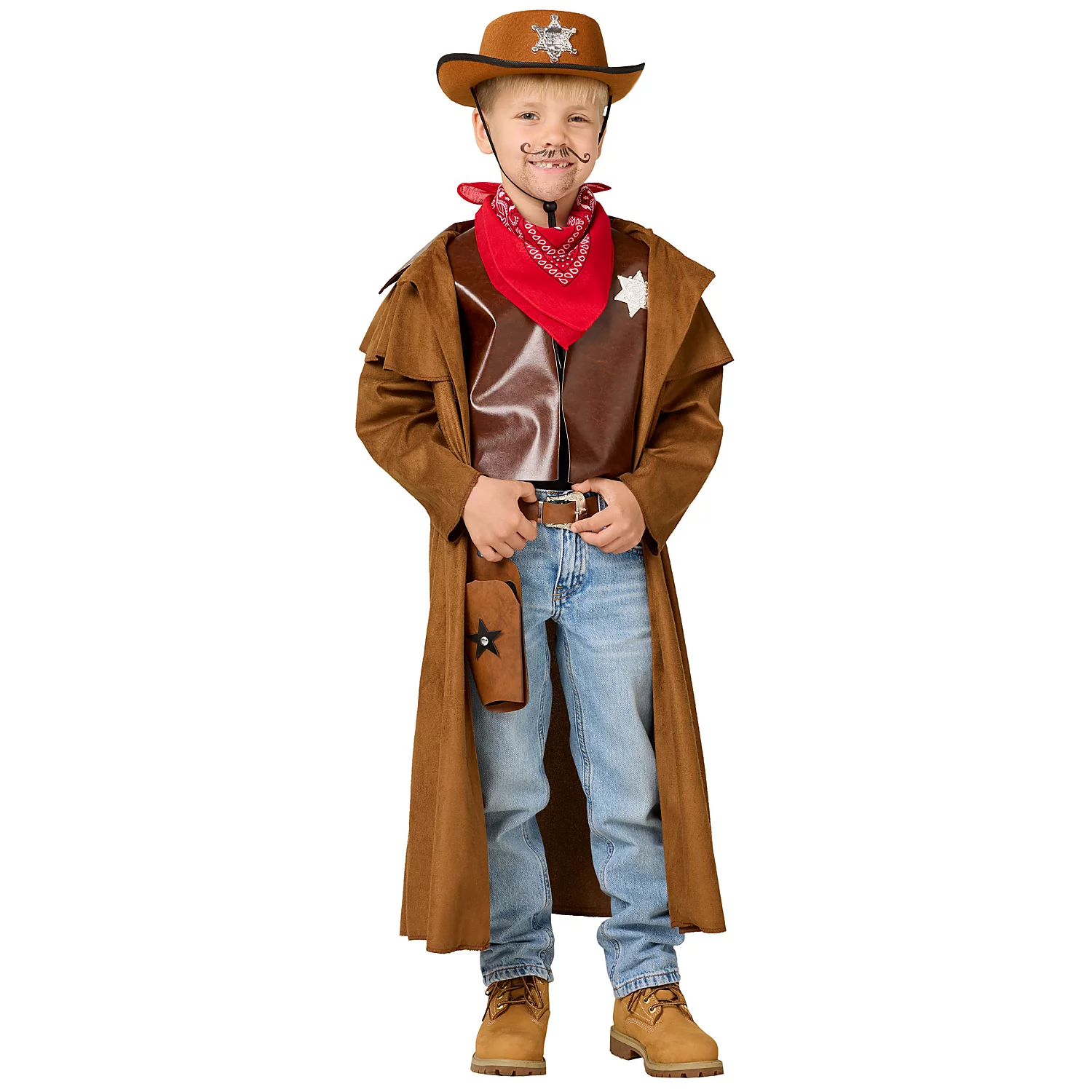 Kinder-Kostüm Wild West, braun Image