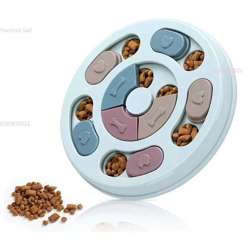 Bol de cachette de nourriture pour chien, formation de nourriture lente, jouet éducatif pour chien pour soulager l'ennui, jouet d'alimentation éducatif interactif