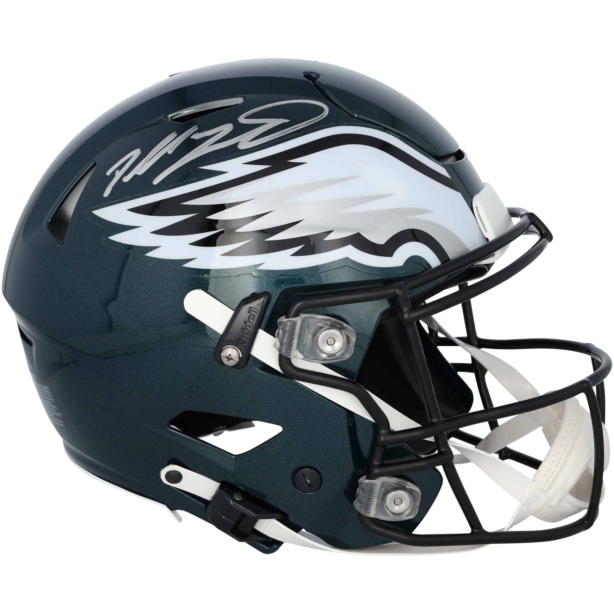 Dallas Goedert Philadelphia Eagles signierter Riddell Speed Flex Authentic Helm Image
