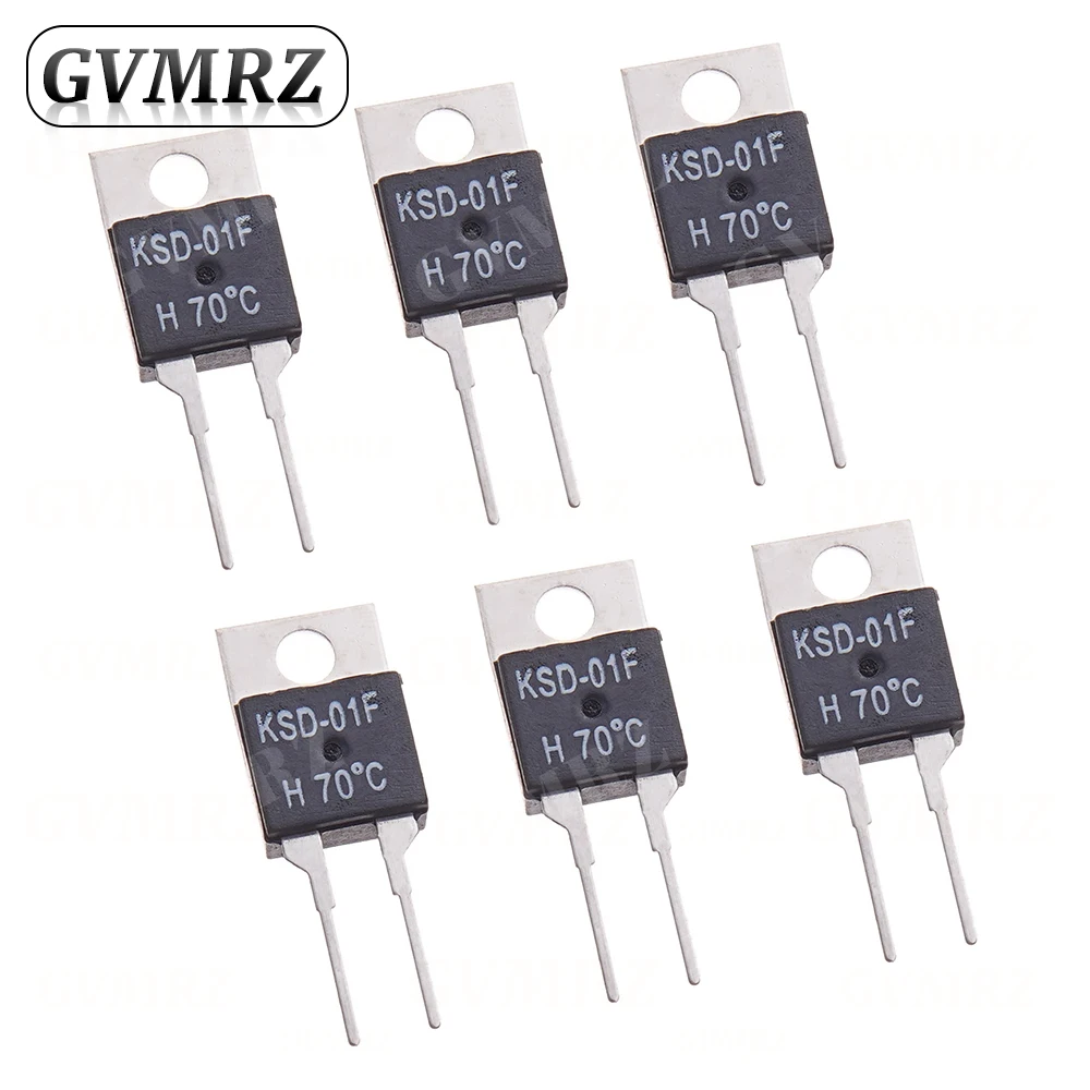 KSD-01F JUC-31F 40 50 60 70 80 90 100 DegC NC Normalerweise geschlossen NO Normalerweise offen 1,5 A Thermoschalter Temperatursensor Thermostat Image