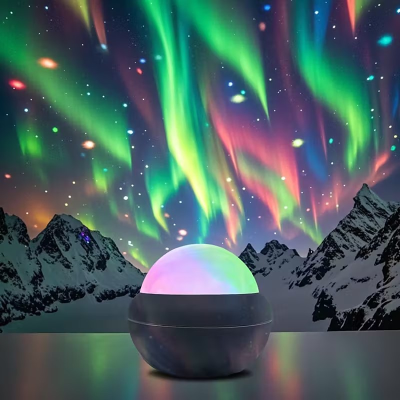 Northern Galaxy Aurora Projector with 14 Lighting Effects 2-in-1 LED Star Projector with Remote Control and Nebula Lights Bedroom/game Room/home Theater/ceiling/birthday/party Night Light Projector