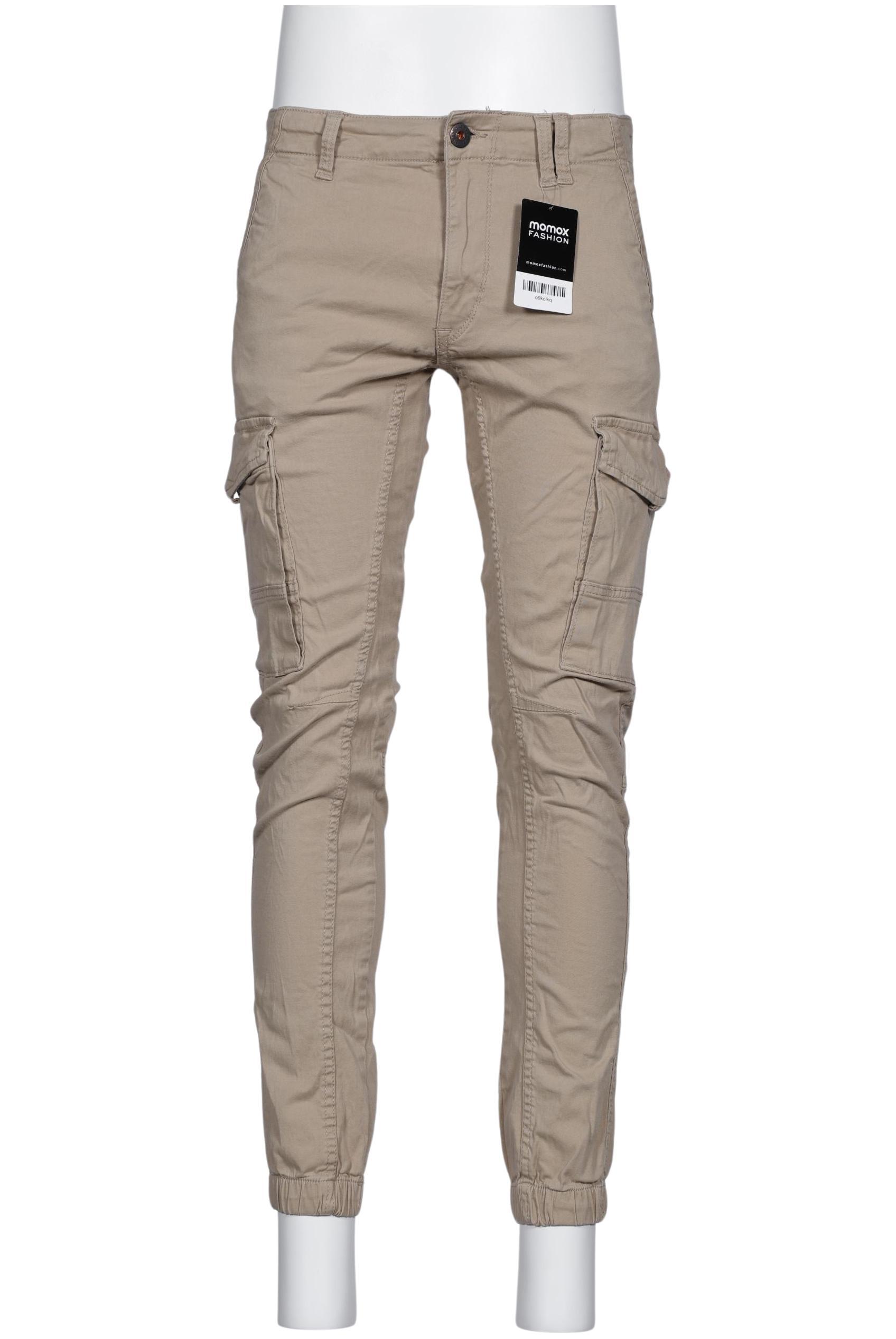 Jack & Jones Herren Stoffhose, Gr. 30, beige, Elasthan, Baumwolle Image