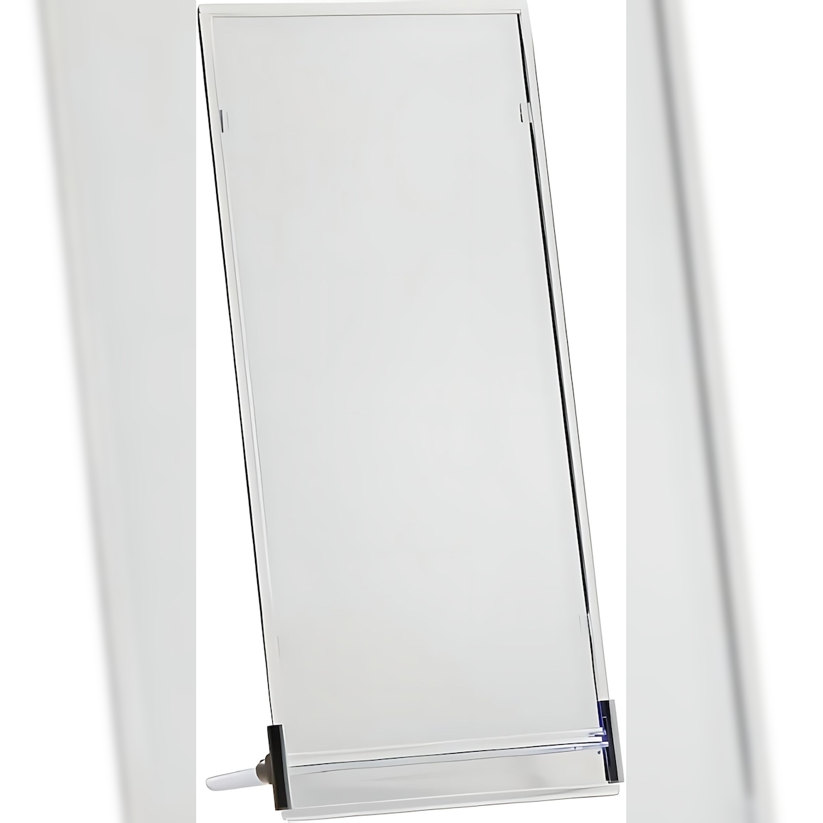 Tisch-Plakatständer DIN lang starkes hochtransparentes Plastik Image