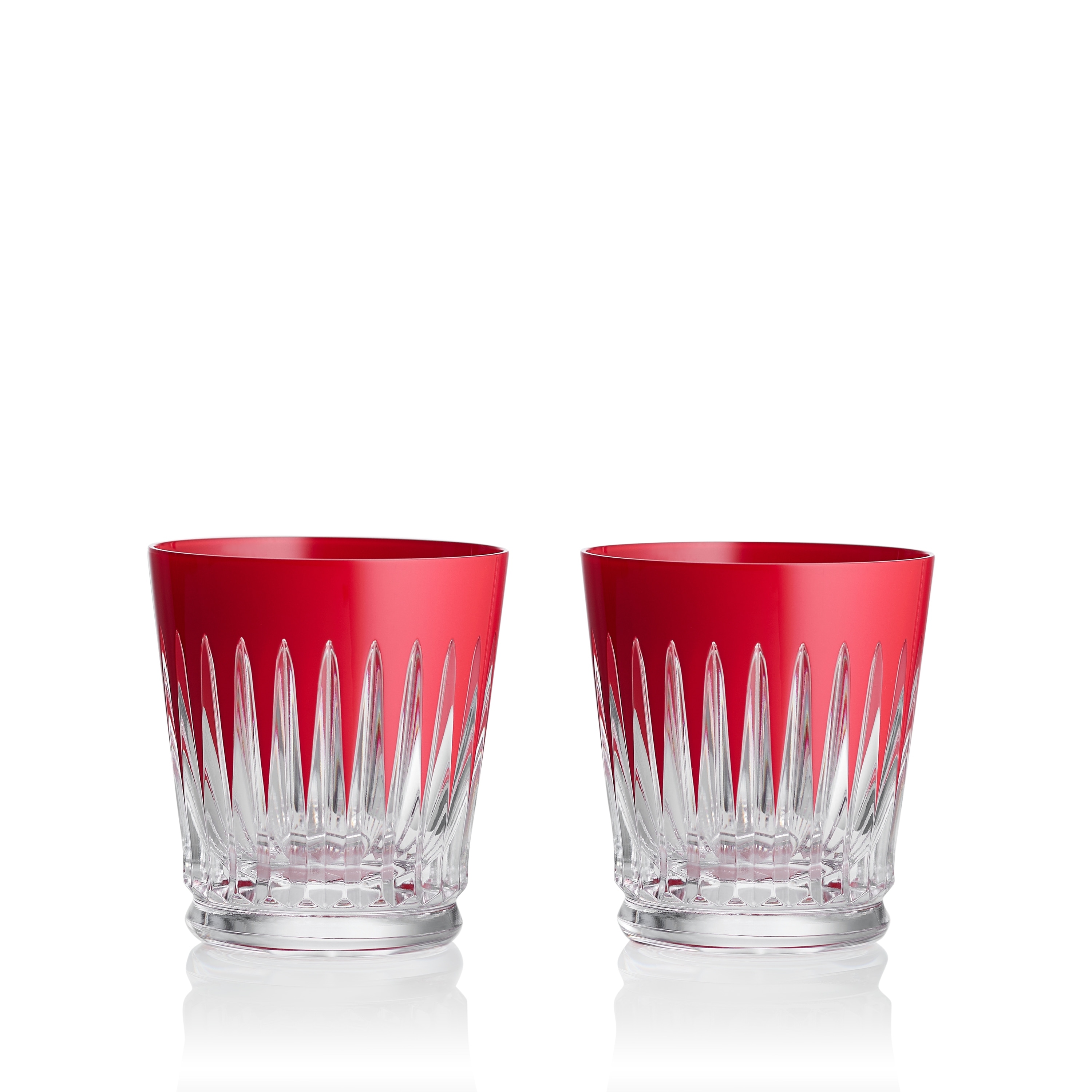 Waterford New Year Tumblers Firework, Set of 2, Red