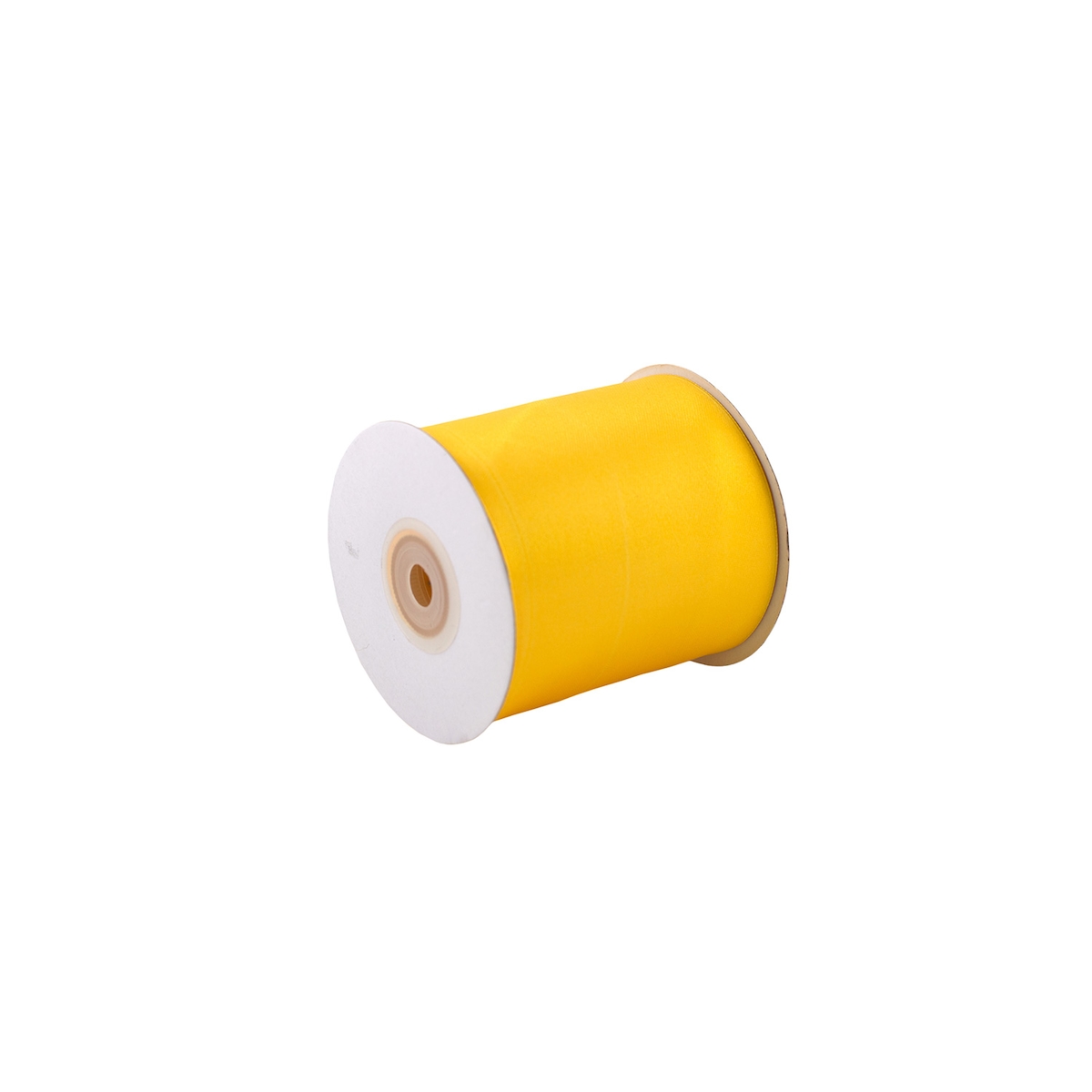 Creativery 75mm Satinband 20m Schleifenband Geschenkband Dekoband Breites Stoffband Gelb Image