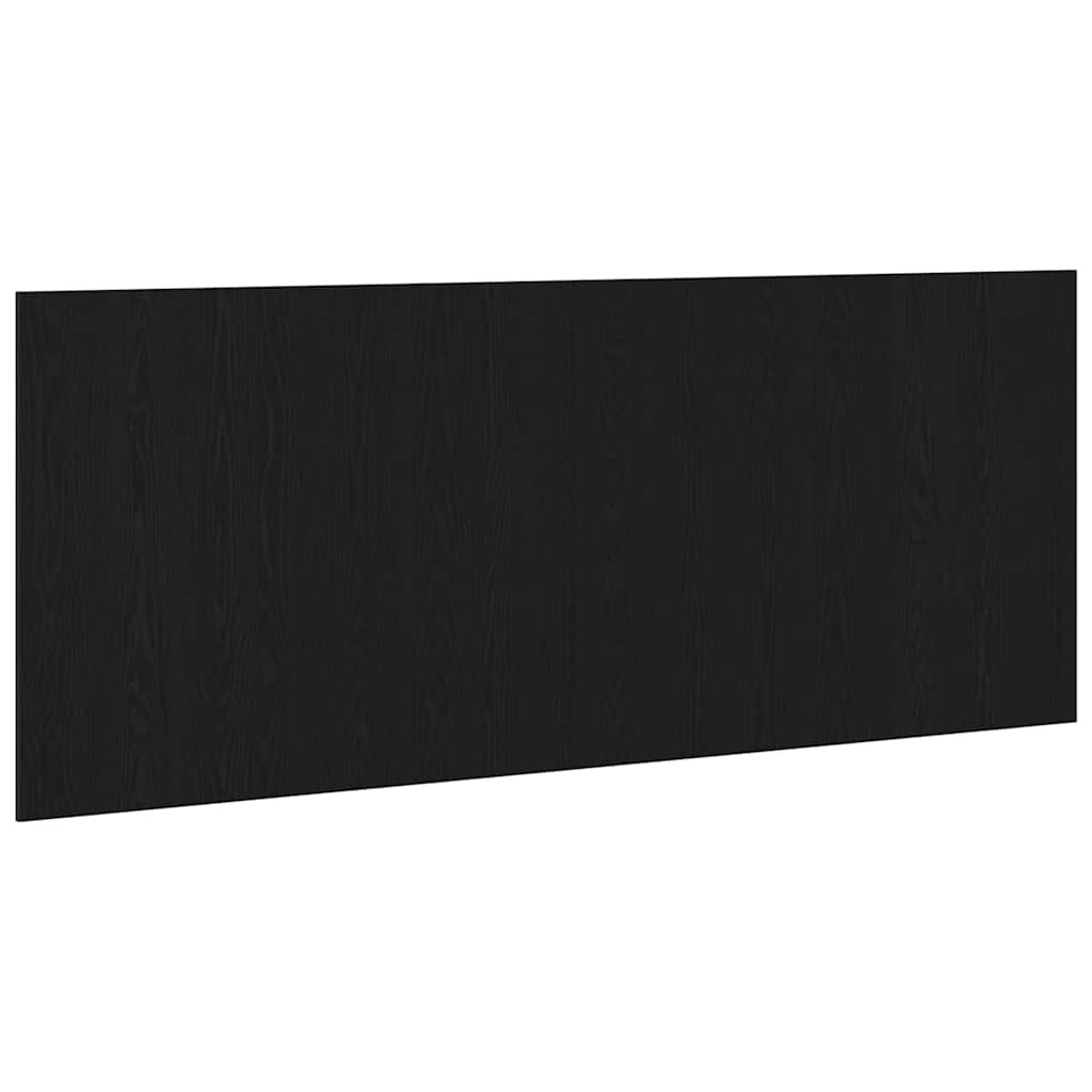 vidaXL Kopfteil Schwarz Eichen-Optik 200 x 1,5 x 80 cm Holzwerkstoff Image