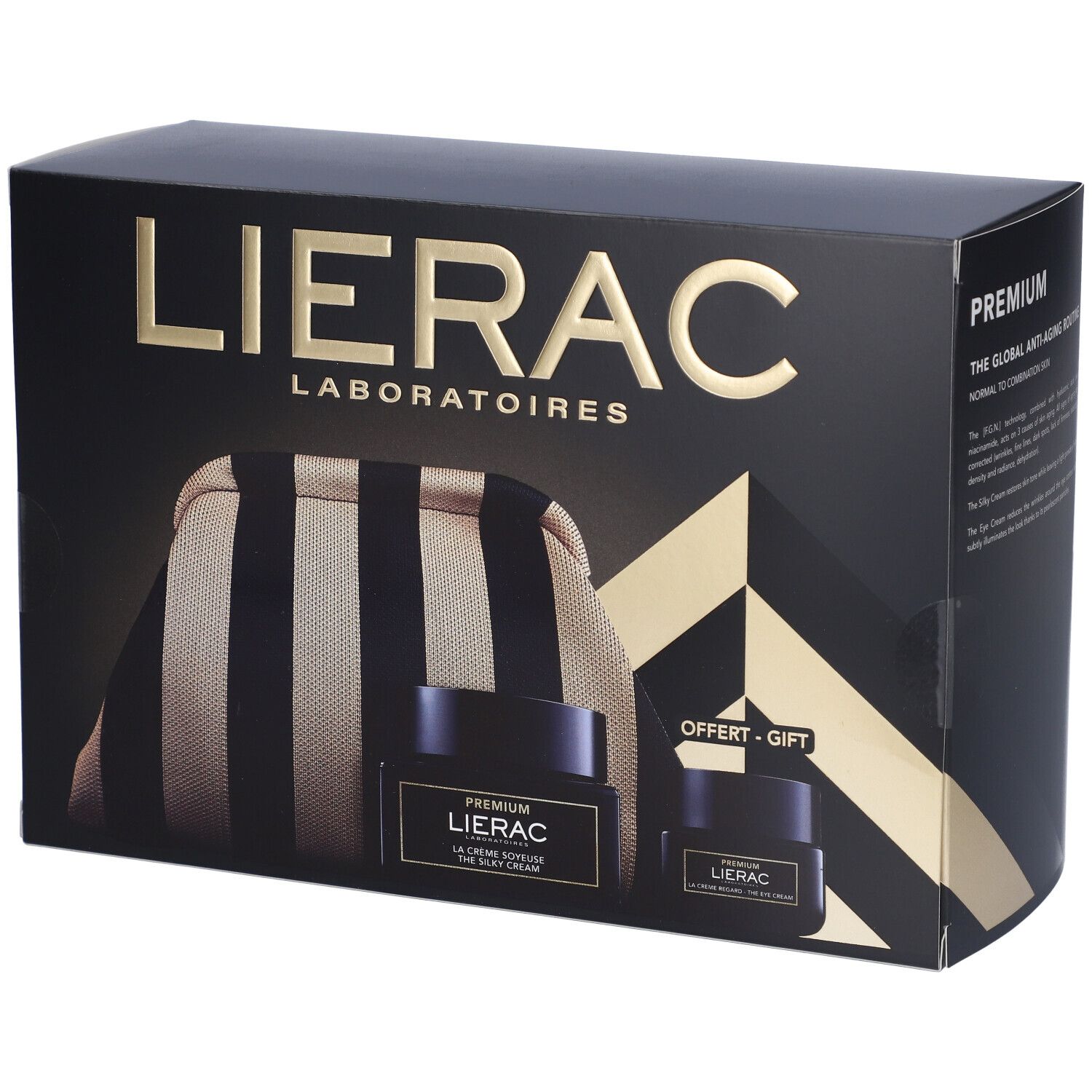 Lierac Set Natale Premium Soyeuse + Crema Occhi 1 pz