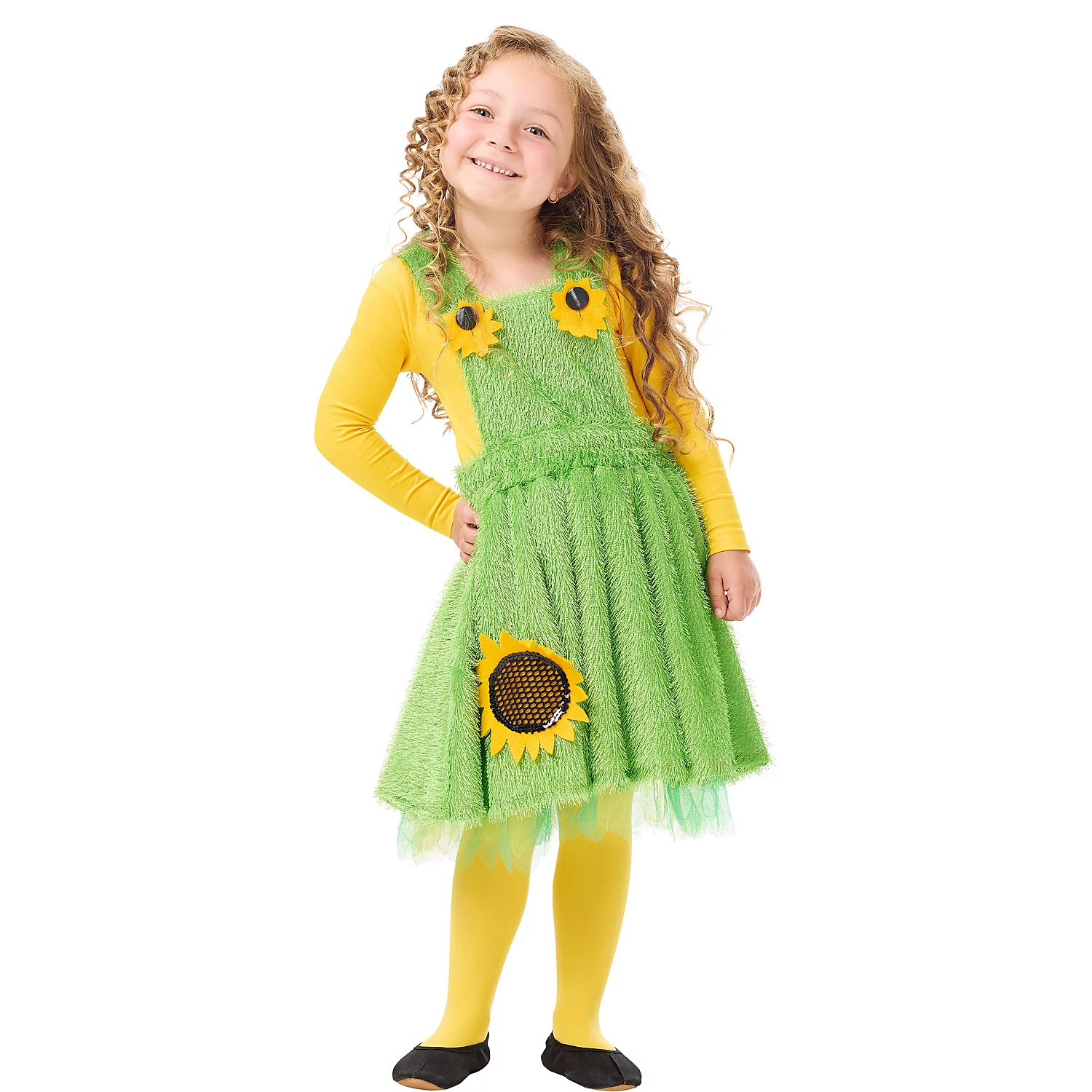 buttinette Kinder-Kleid Wiesenmädchen, grün Image