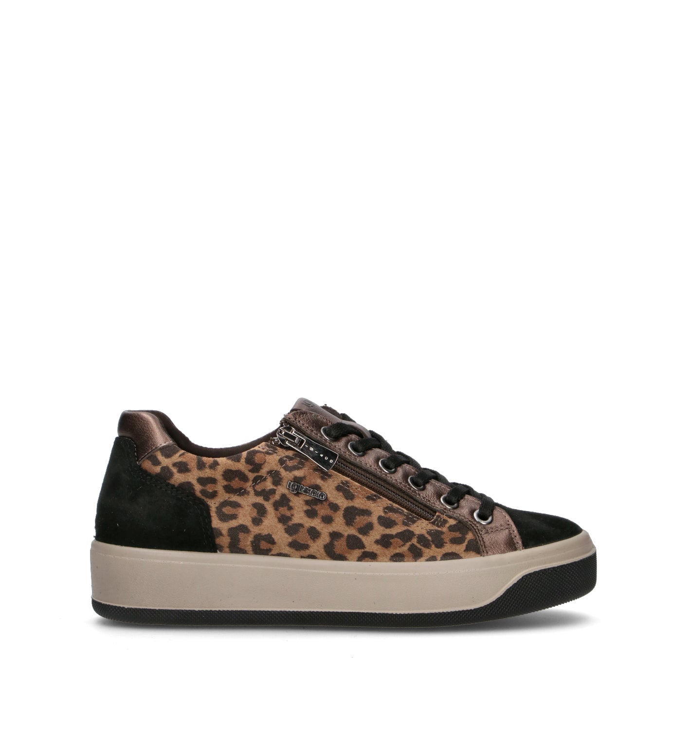 IGI&CO Sneaker donna maculata in pelle
