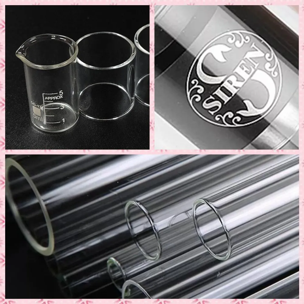 16/8/4PCS Zylindrisches Glas für Sirene V2 2 Modell Glas dekorative Basis Haushaltsgegenstände