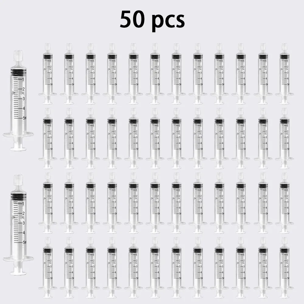 20/30/50 Stück 5ML Kunststoff-Parfümspritze zur Quantitativen Abgabe von Nachfüllflaschen, Kosmetik-Pumpenspritzen-Werkzeug Image