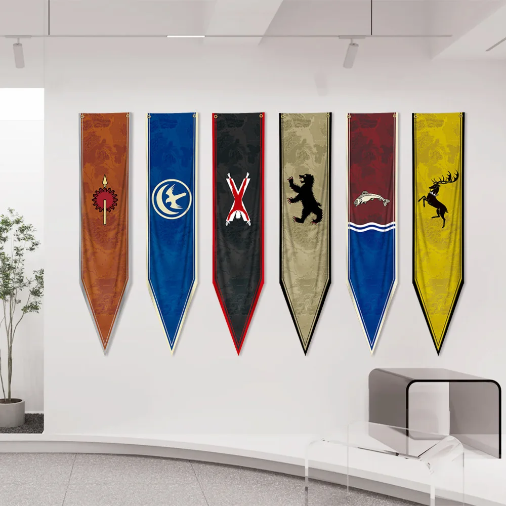 30*150 cm Power Play – Innendekoration, Flagge, Wandkunst, Vintage-Wanddekoration für Zuhause, Bar oder Garten | Dekor mit Fantasy-Thema Image