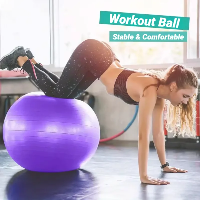 45CM-95CM Yoga Pilates Soft Big Ball Gym For Fitness Workout Exercise Balls Thickened Explosion-Proof Home Pvc Equipmen