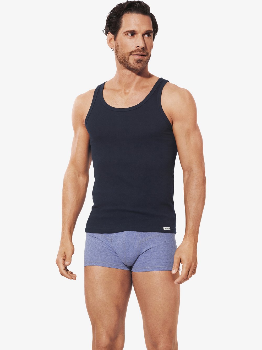 BABISTA 2er Pack Unterhemd Herren blau, M Image