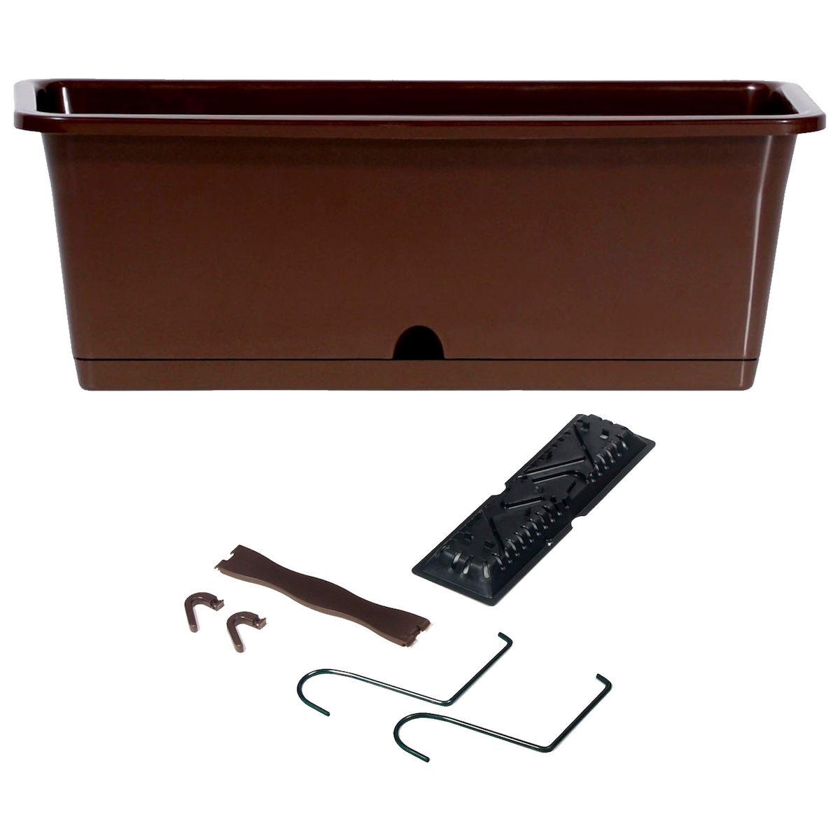 Prosperplast - Camellia W Topf - 59,5x17x14,3cm in braun farbe Image