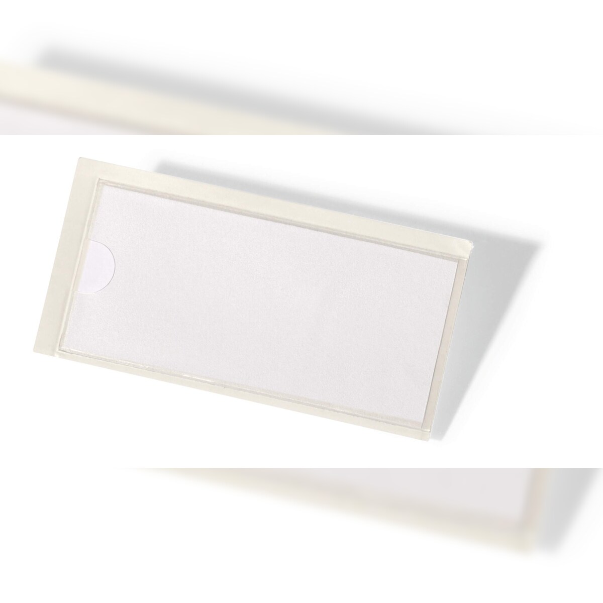 Durable Selbstklebetasche 32x74mm 10St tr oben offen Image