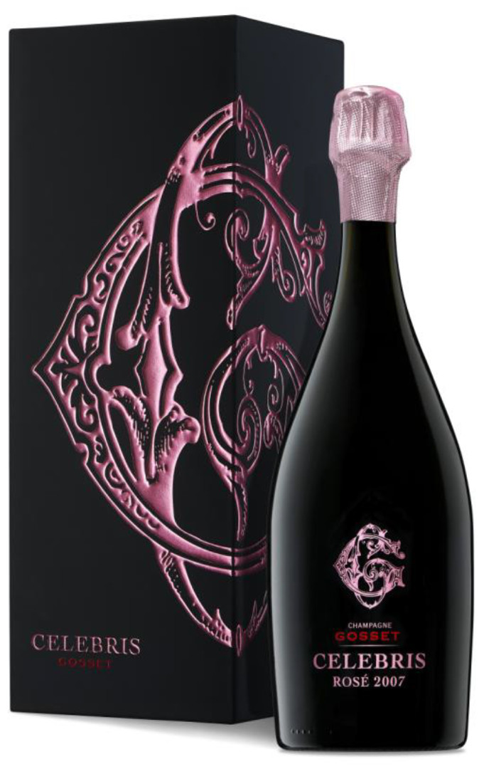 Champagne Gosset Celebris Rosé Extra Brut Vintage 2008 mit Etui Image
