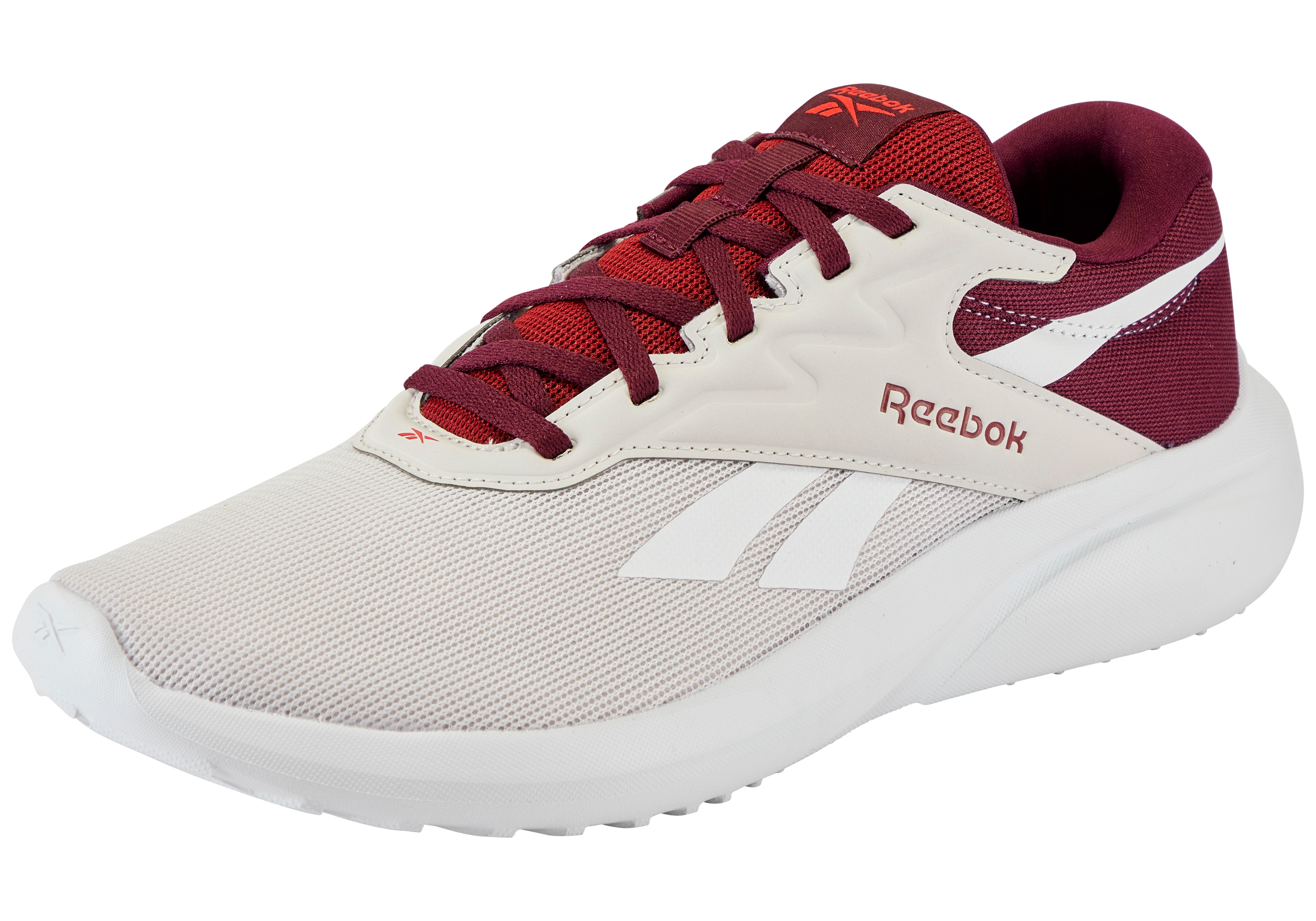 Laufschuh REEBOK "REEBOK LITE 5", Damen, Gr. 38,5, luxe grau, schwarz cherry, ftwr weiß, Synthetik, Textil, Schuhe Laufschuh