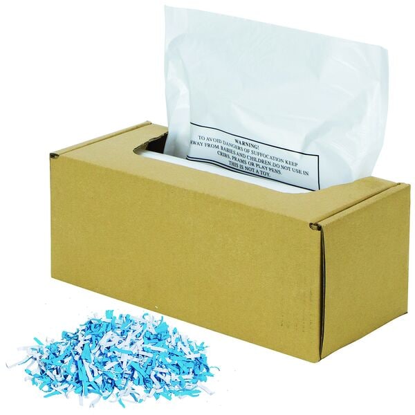 Fellowes Abfallbeutel für Aktenvernichter 94 Liter 50 Stück Image