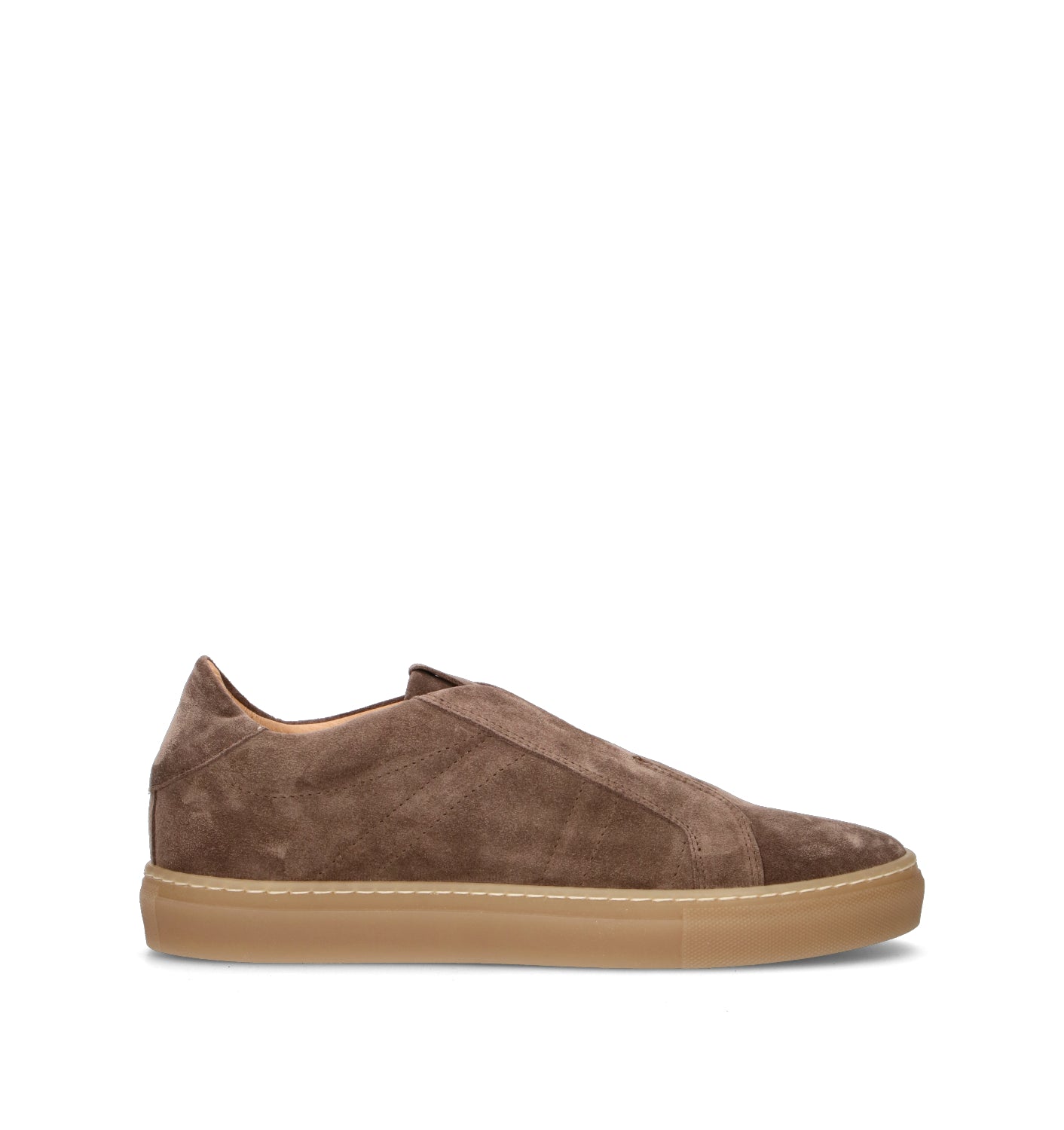 LORENZO TERRA Sneaker uomo marrone in suede