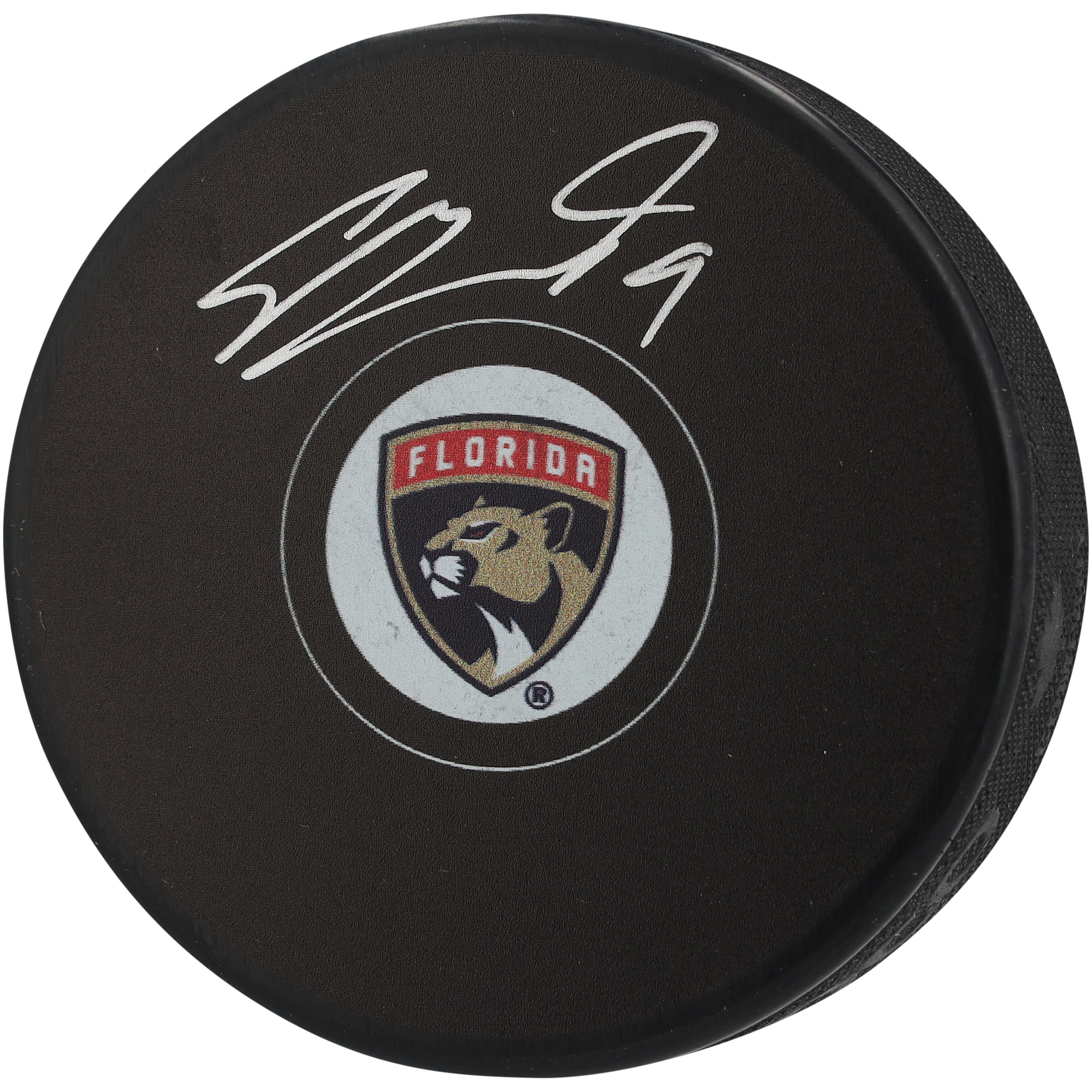 Autogramm-Hockeypuck von Sam Bennett, Florida Panthers Image