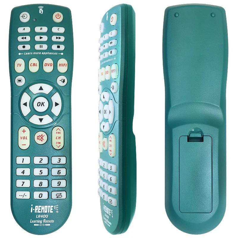 Chunghop LR400 Signal infrarouge copie apprentissage 4-en-1 télécommande décodeur DVD HiFi amplificateur Audio TV ventilateur CD