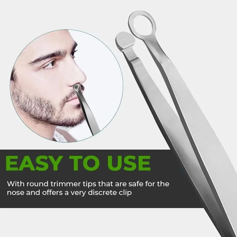 Universal Nase Haar Trimmen Pinzette Edelstahl Augenbraue Nase Haar Schere Maniküre Gesichts Trimmen Make-Up-Tools Image