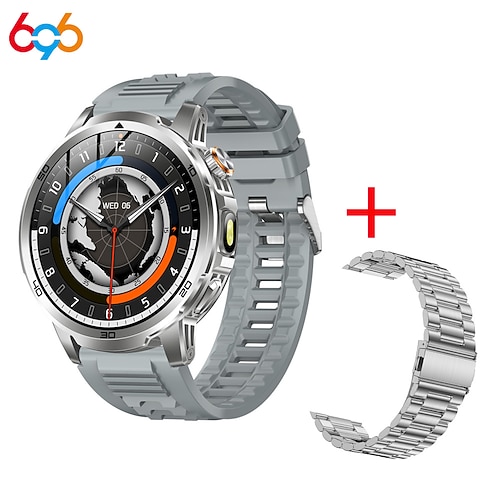 Herren-Smartwatch mit doppeltem SOS-Notlicht und LED-Taschenlampenmodus, 1000-mAh-Akku, GPS-Tracking, 1,85 Zoll, Outdoor-Sport-Smartwatch, 100 Sportmodi, perfekte wasserdichte IP67-Fitnessuhr